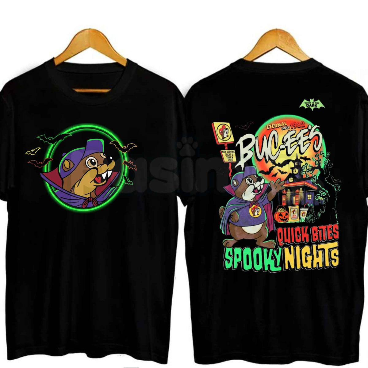 Buc-ee's Halloween 2026 T-Shirt – Quick Bites Spooky Nights Unisex Cotton Tee