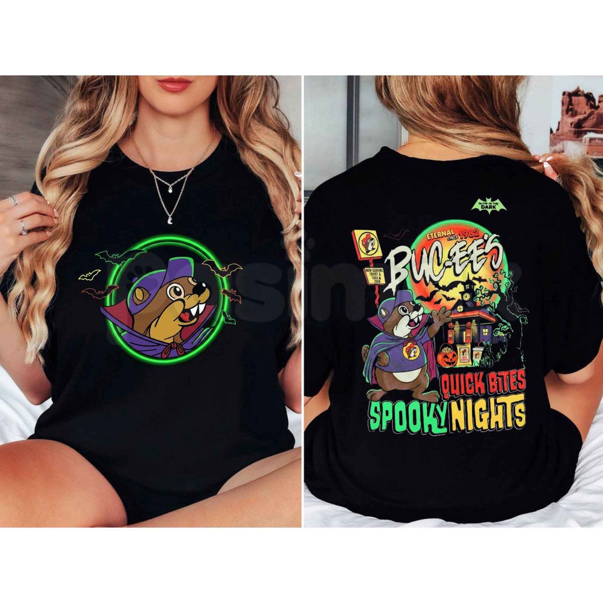 Buc-ee's Halloween 2026 T-Shirt – Quick Bites Spooky Nights Unisex Cotton Tee