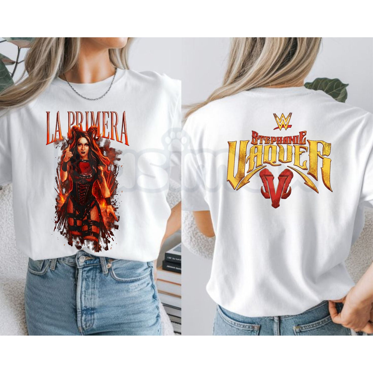 Stephanie Vaquer La Primera T-Shirt โ Pro Wrestling World Champion Graphic Tee