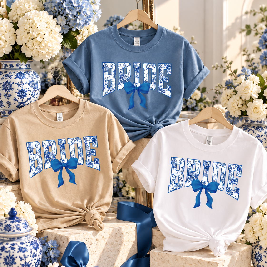 Floral BRIDE Tee or Sweatshirt