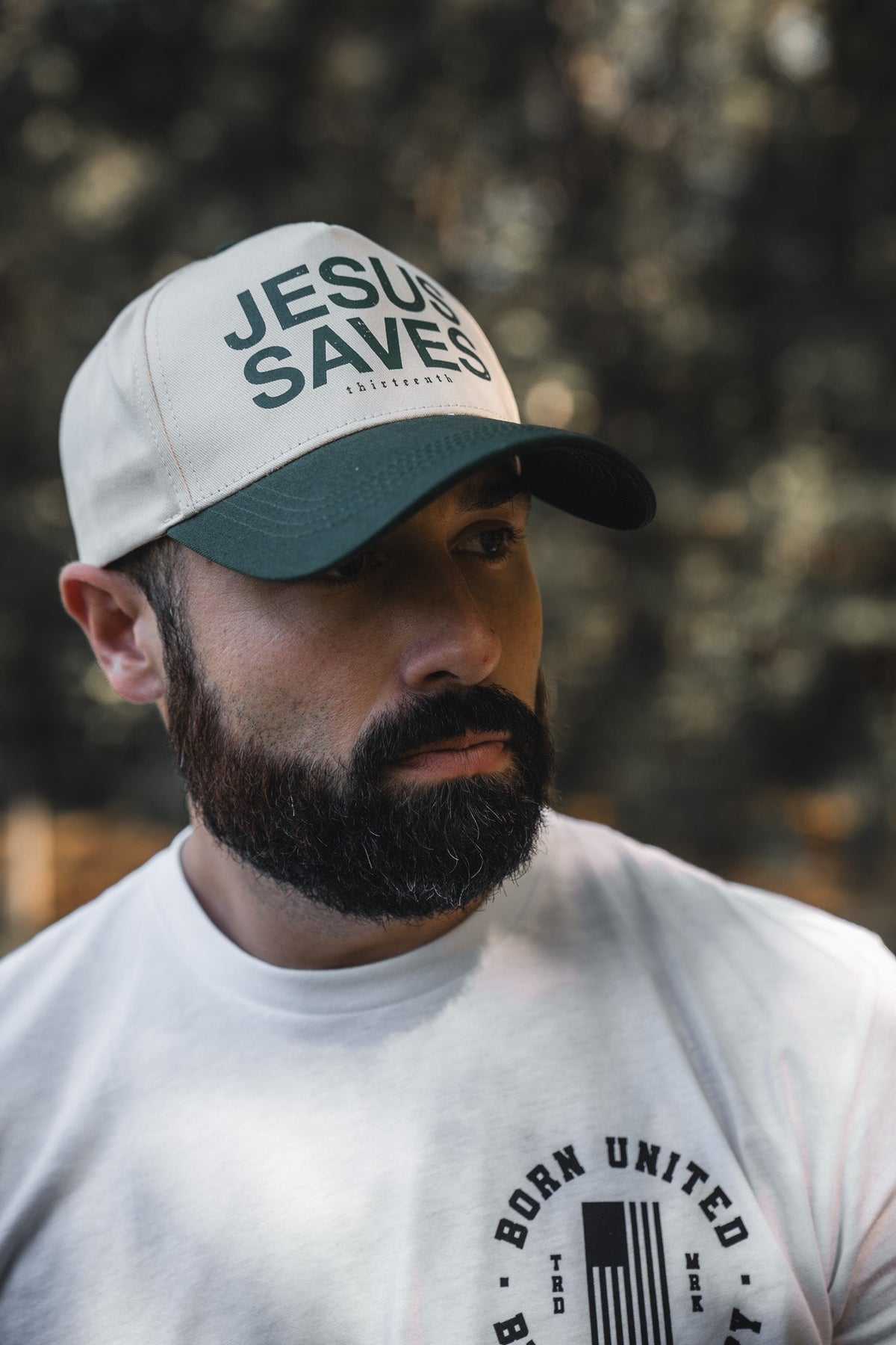 Jesus Saves Ivory Snapback