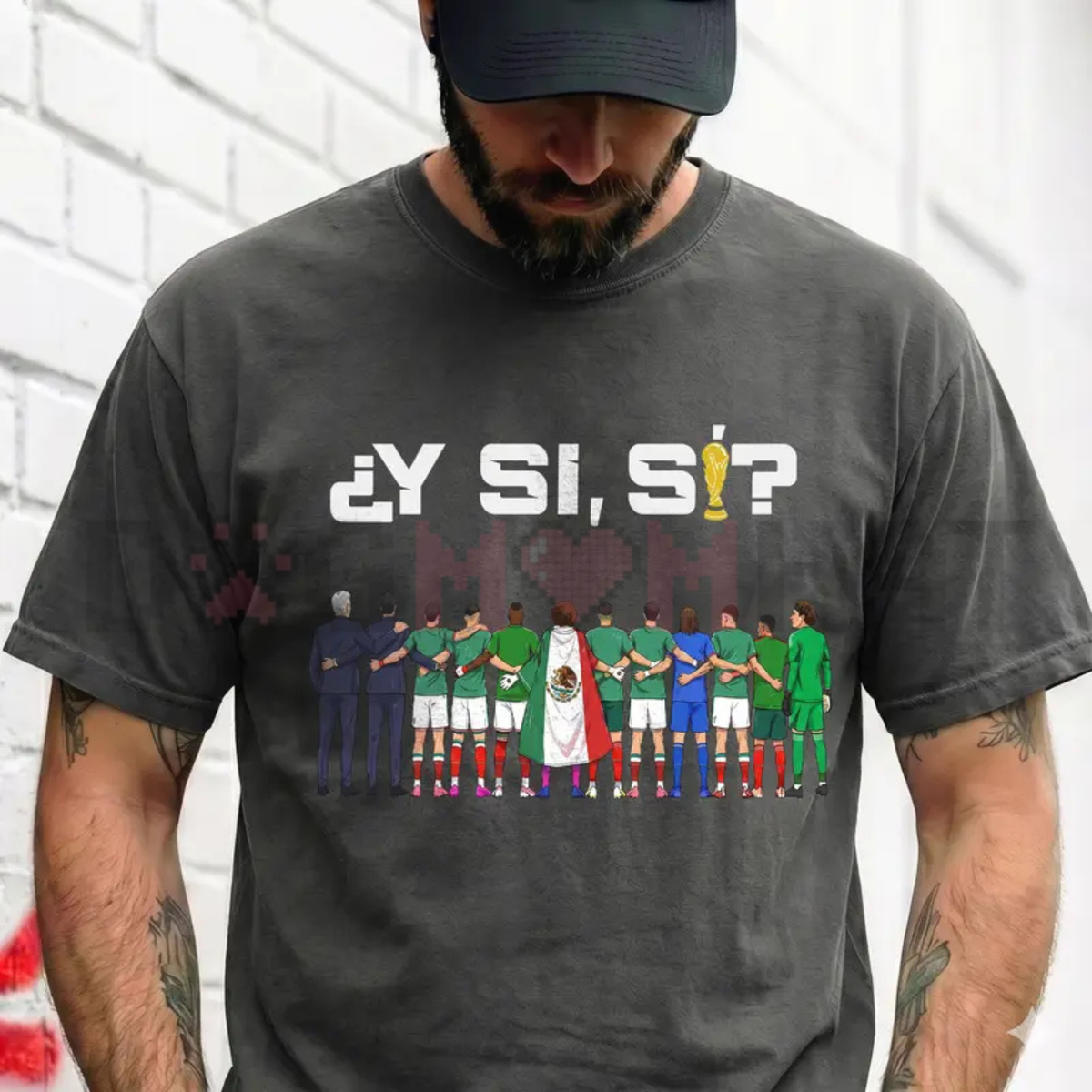 BojjiCo Y Si Si A Huevo Que Si Soccer Team Shirt - Spanglish Humor Graphic Tee