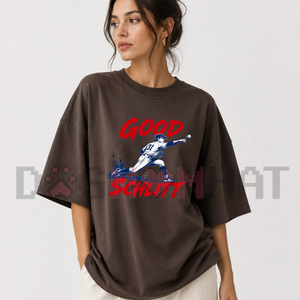 Rookie Pitcher Number 31 Good Schlitt Baseball Fan Graphic T-Shirt