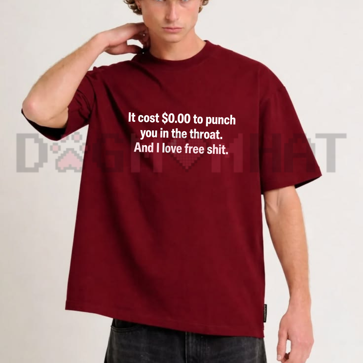 Complimentary Chaos Tee – Funny I Love Free Stuff Sarcastic Quote Shirt