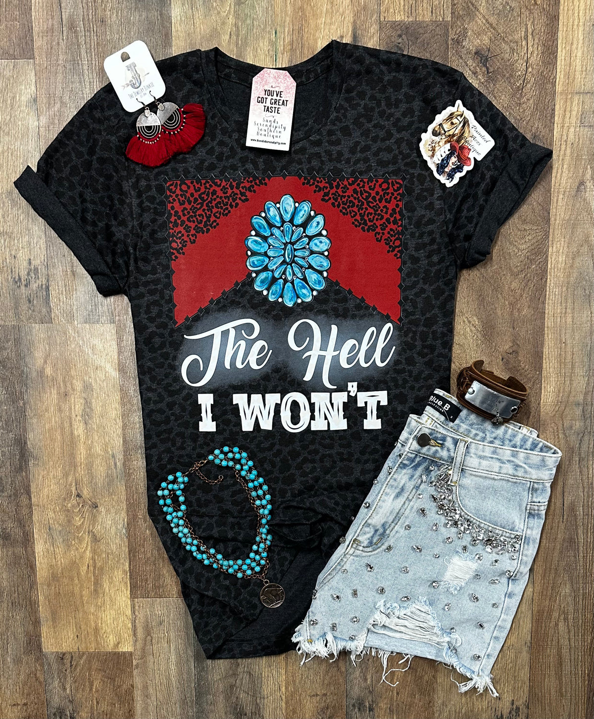 The Hell I Won’t | Wild West Graphic T-Shirt