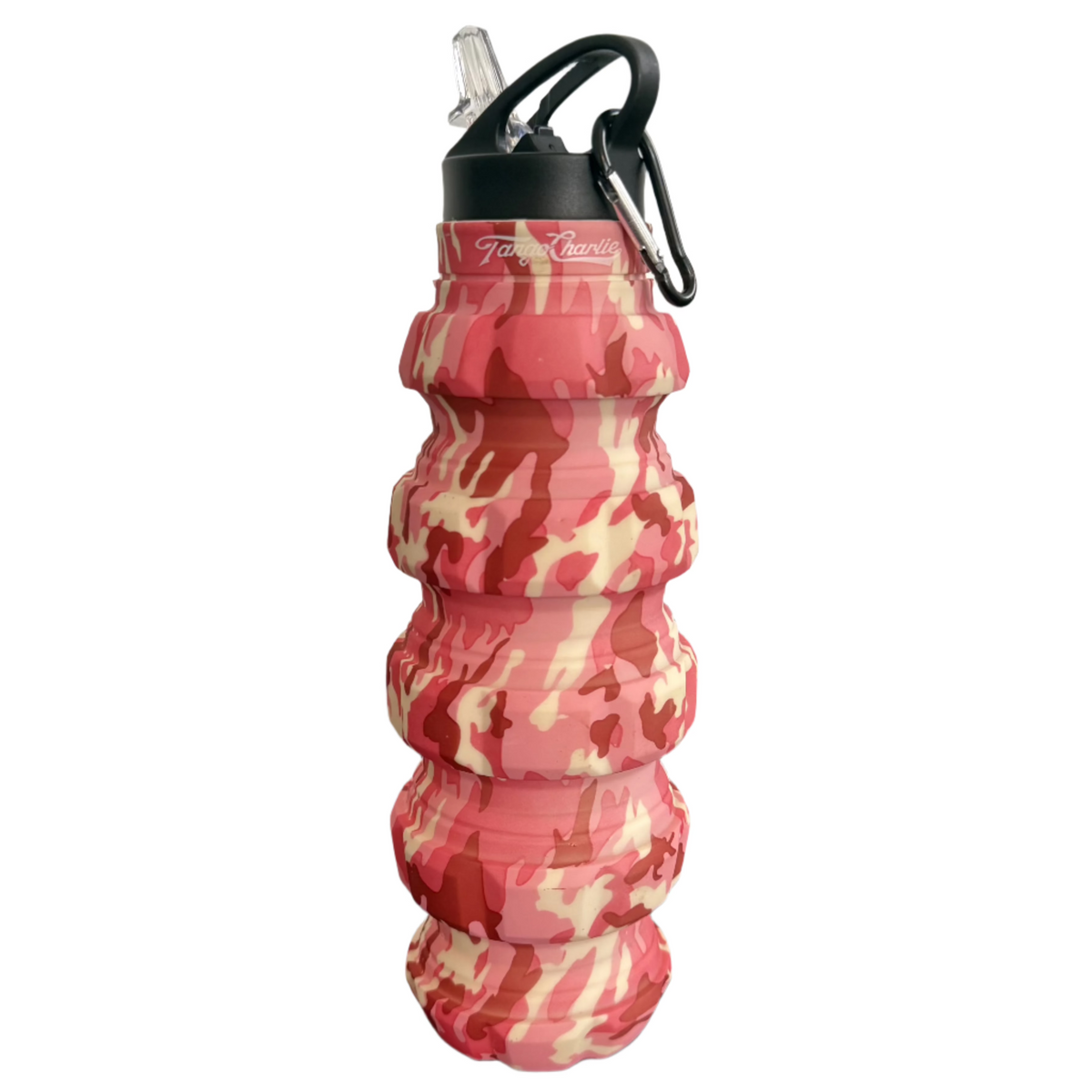 Humble + Hydrated 20oz Pink Camo Water Bottle