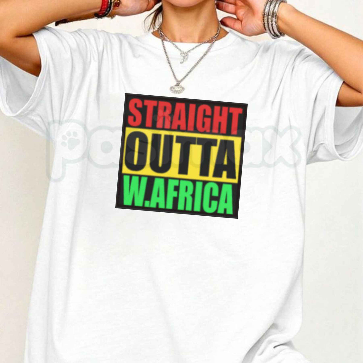 Straight Outta West Africa T-Shirt – Cultural Heritage Unisex Graphic Tee
