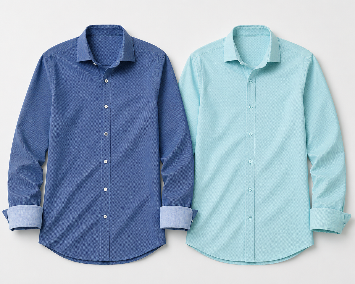 Studio Dot Sports Shirt 2-Pack -Royal Blue/Teal