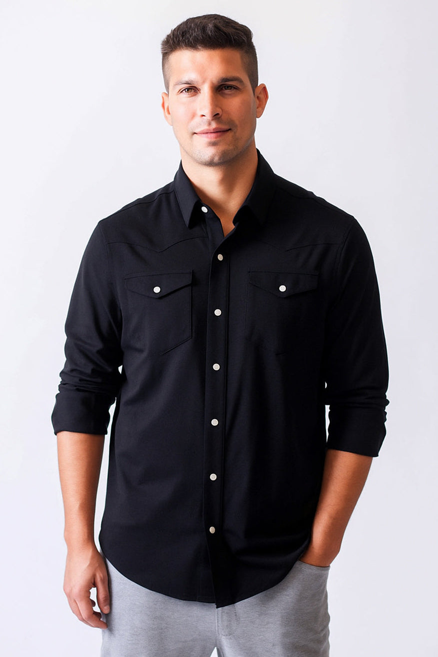 Buki’s Western Tech Shirt 2-Pack - Black/White