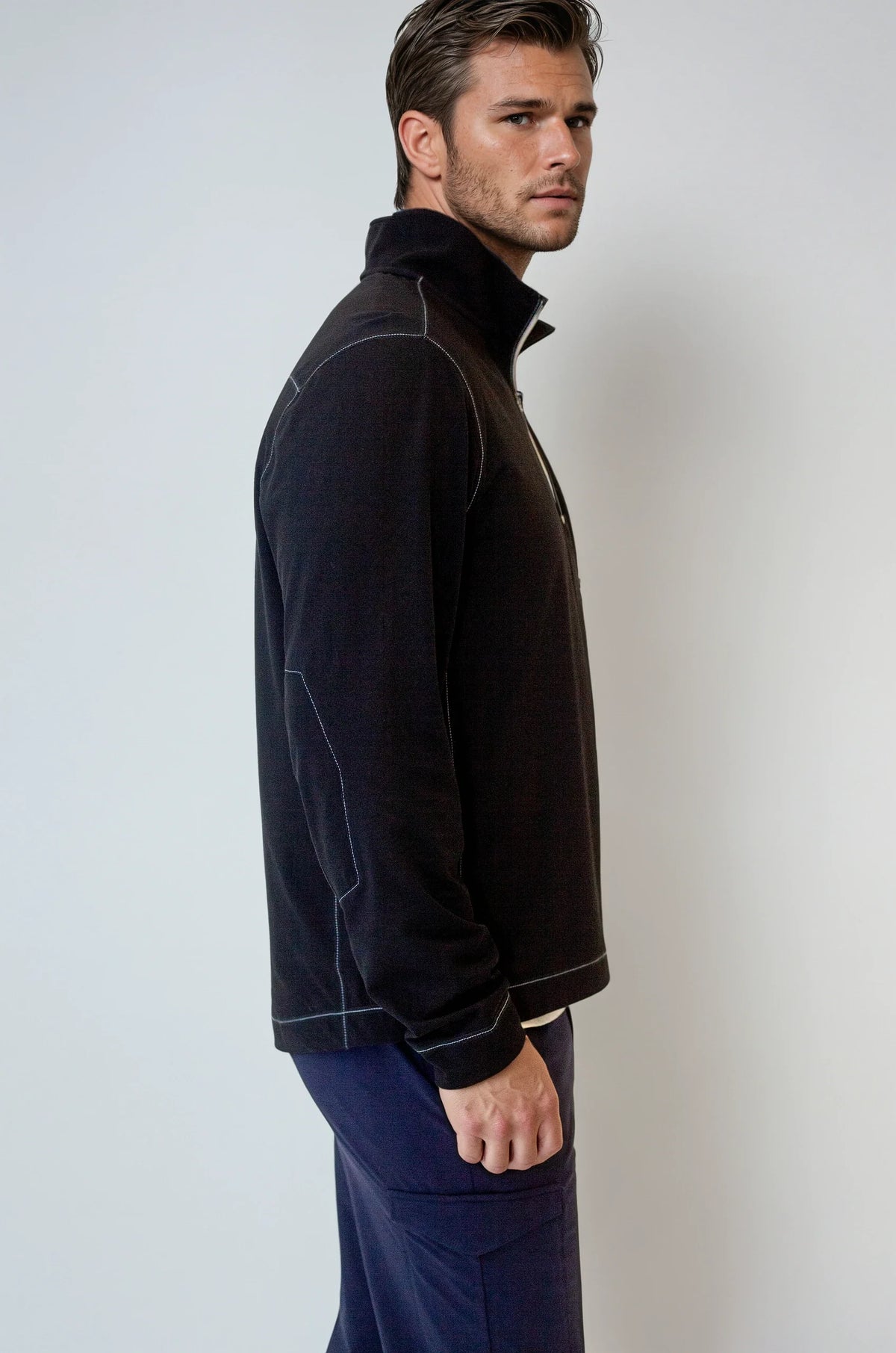Buki Travel Half Zip 2-Pack - Black/White
