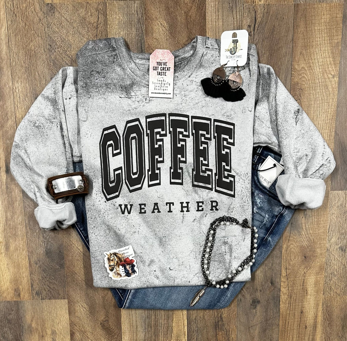 Coffee Weather | Cozy Western Sweatshirt