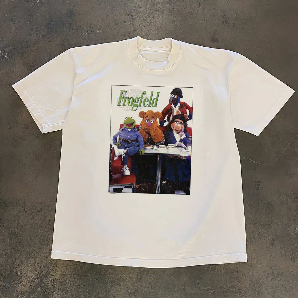 Vintage Muppets Frogfeld White Tee