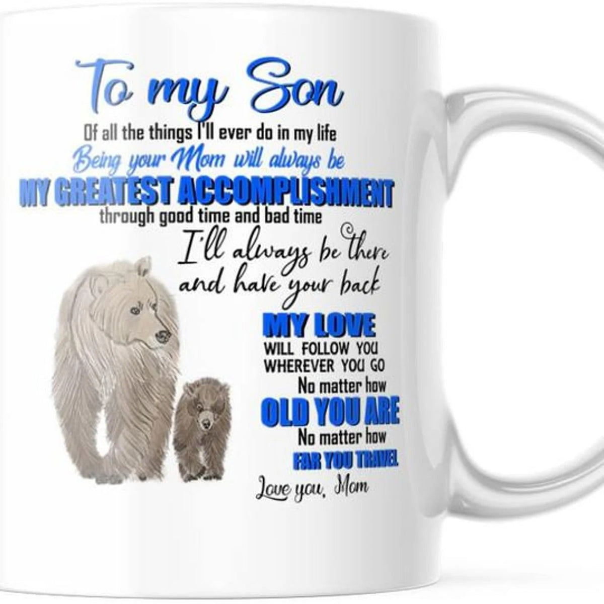 TO SON MUG 02 - GIFT FROM MOM - NTTD00
