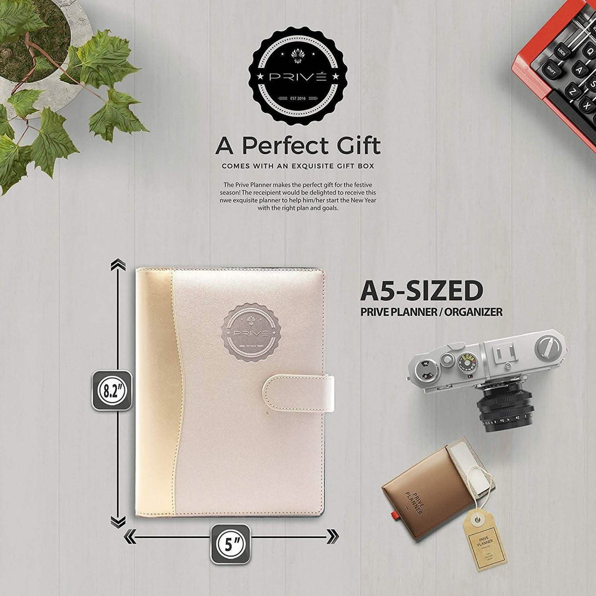 Privé Planner: Daily Planner, Calendar, Journal, and Organizer