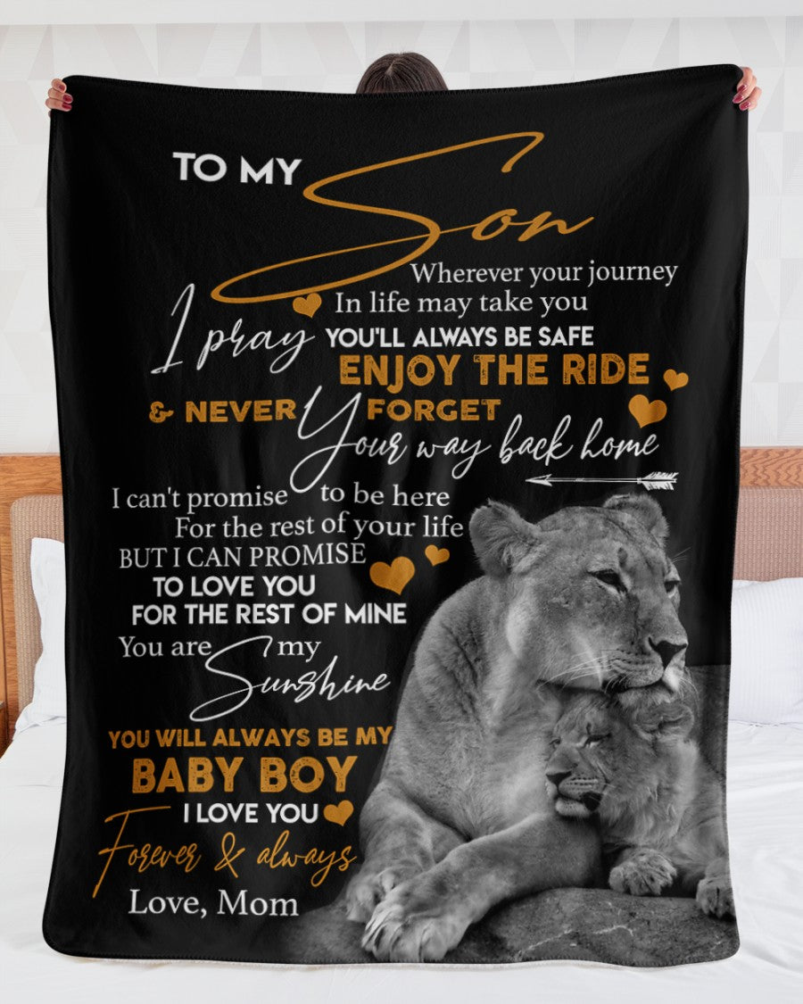 Special gift for son Blanket From Mom