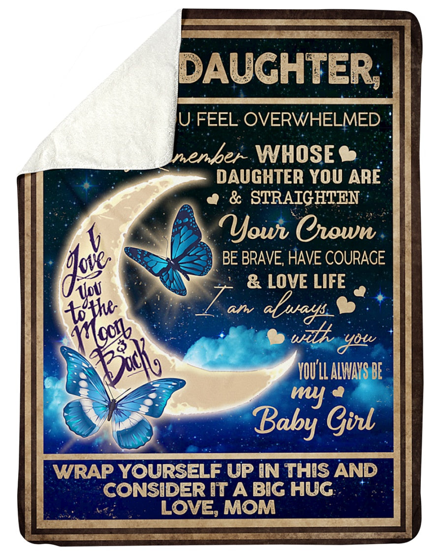 To my Daughter from Mom Blanket