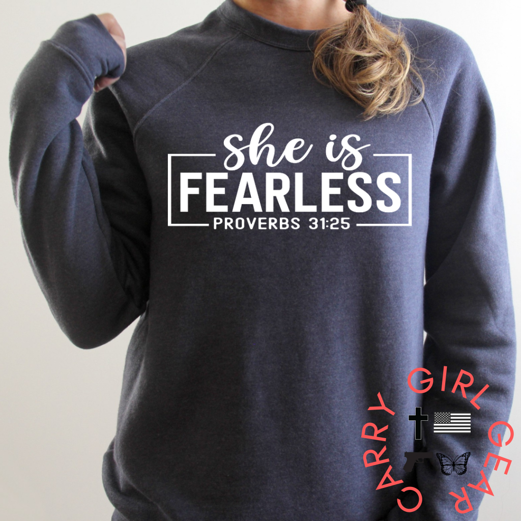 SHE IS FEARLESS HOODIE & SWEATSHIRT