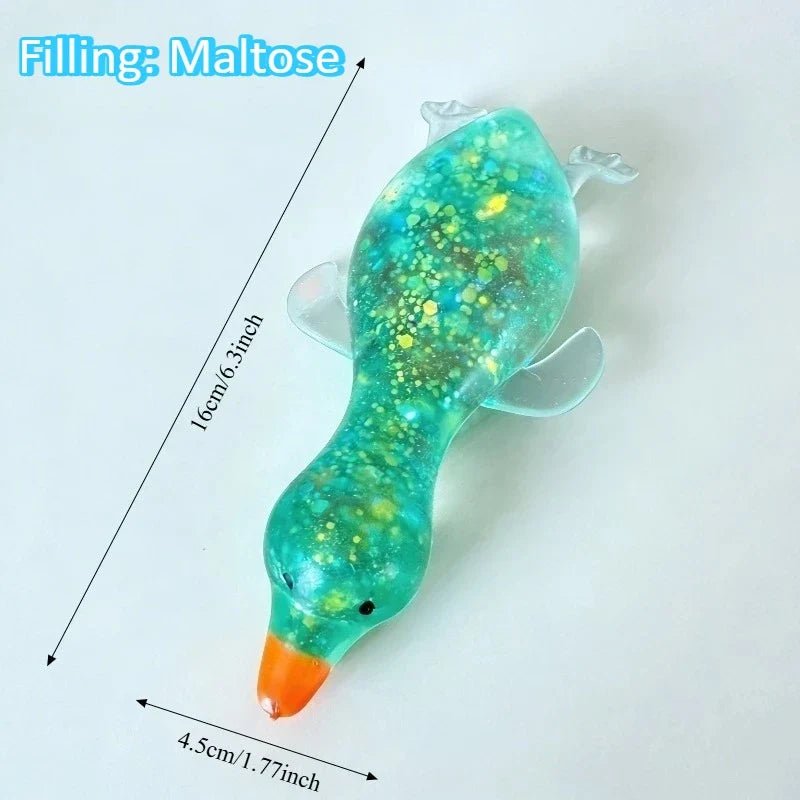 Squishy Antistress Duck Fidgets Toys Cute Goose Animals Vent Toys for Kids Adults Decompression Stretch Toys Friends Best