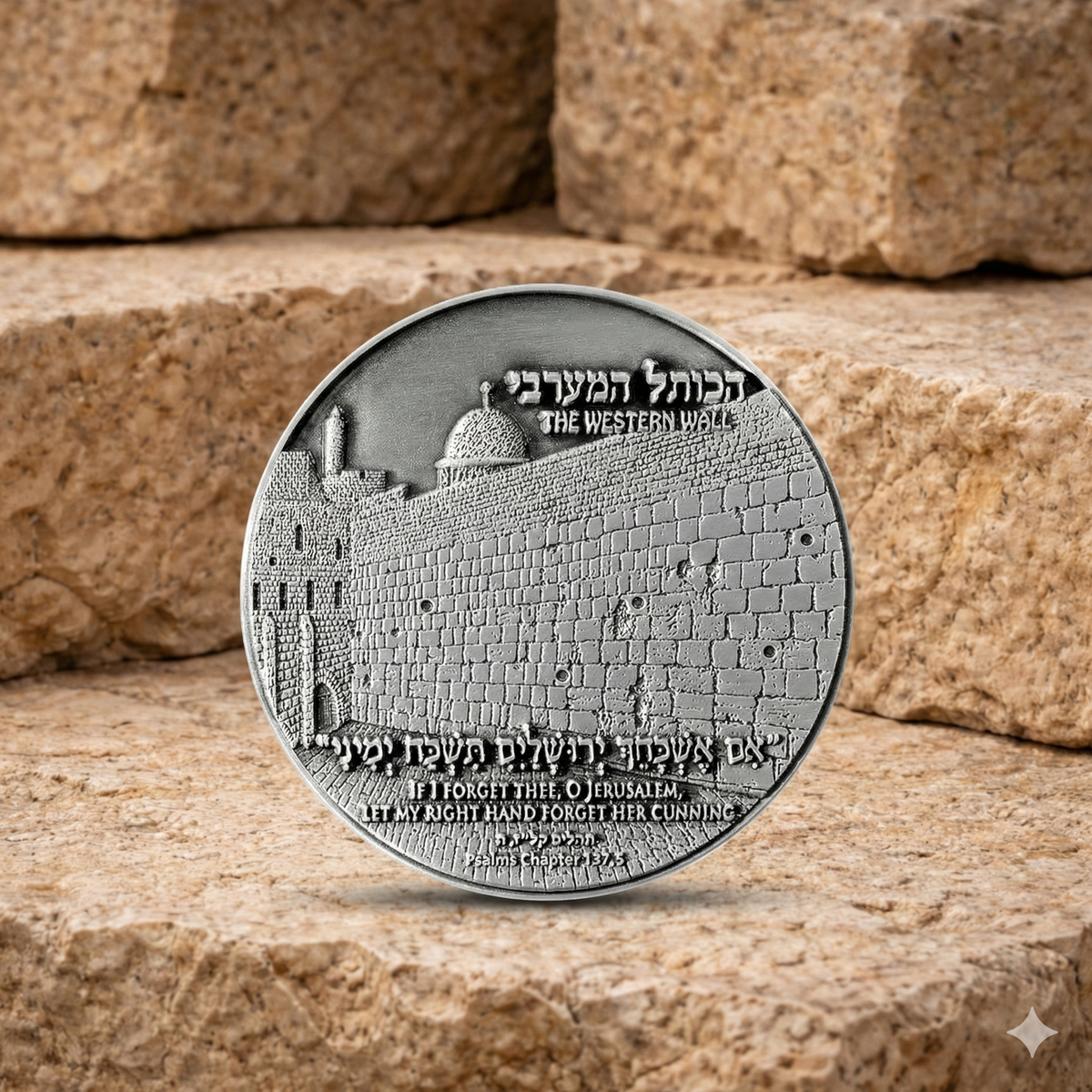 Jerusalem Vow - Western Wall Coin