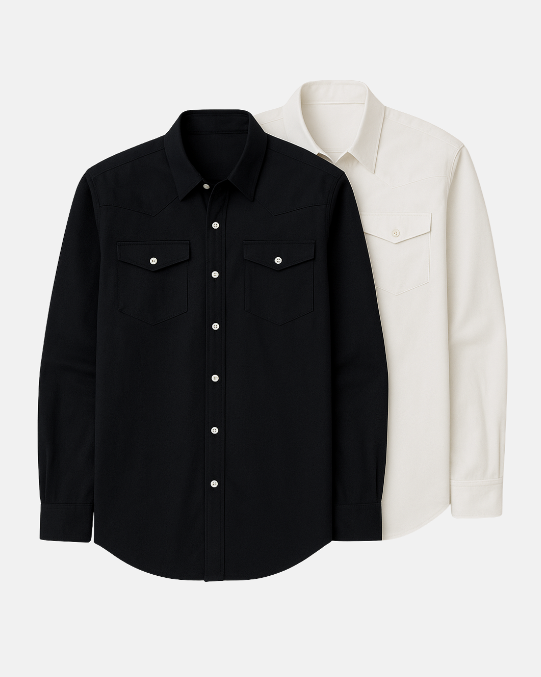 Buki’s Western Tech Shirt 2-Pack - Black/White