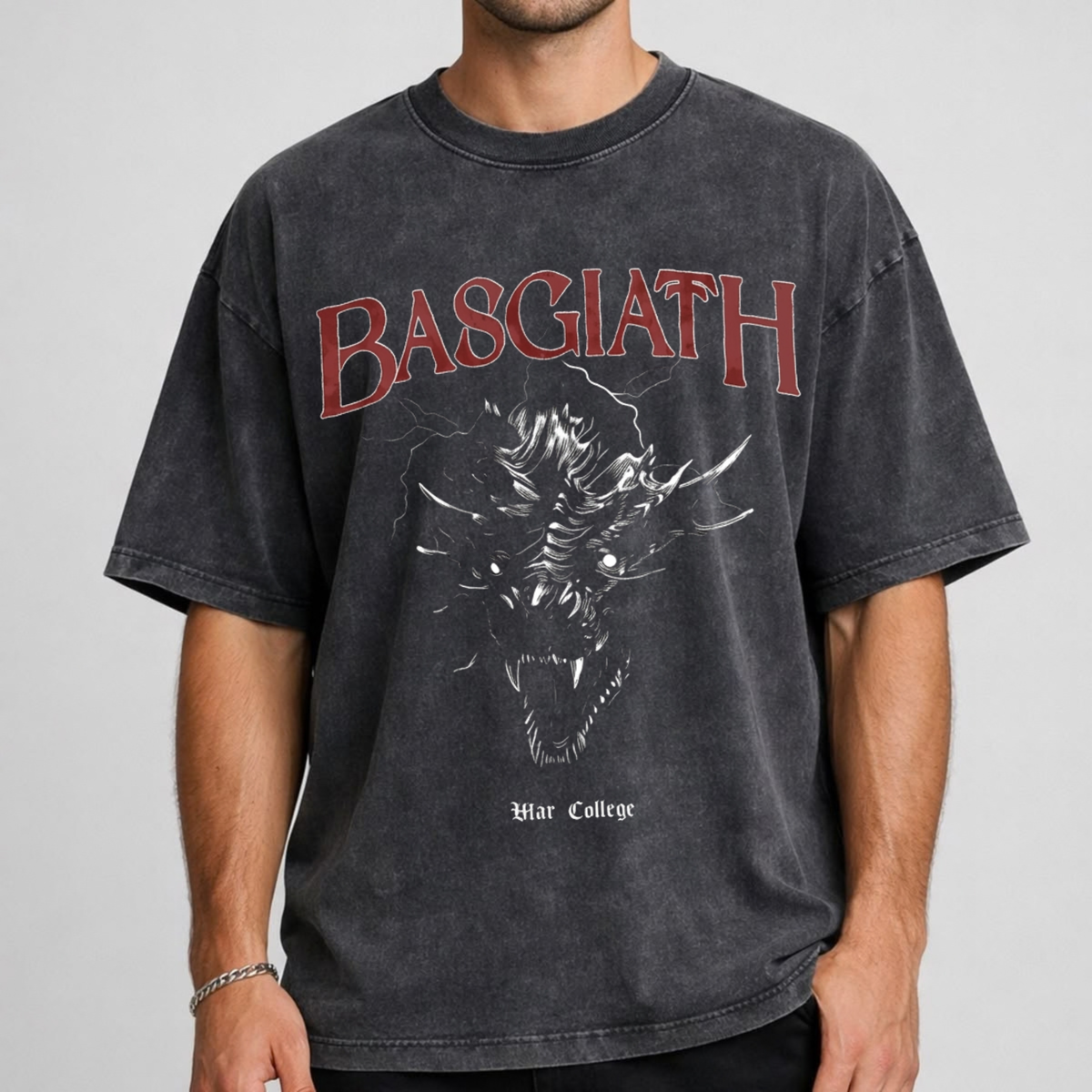 Riders Quadrant Crest Tee – Vintage Basgiath War College Fourth Wing Shirt