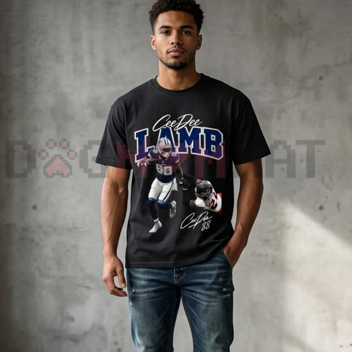 Vintage American Football Game Day Graphic T-Shirt