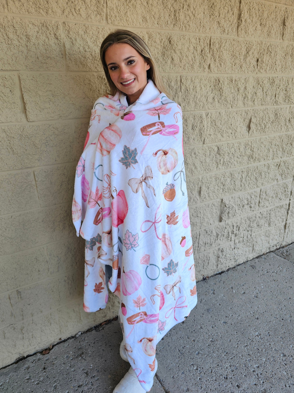 Cozy Fall Bride & Wife Blanket