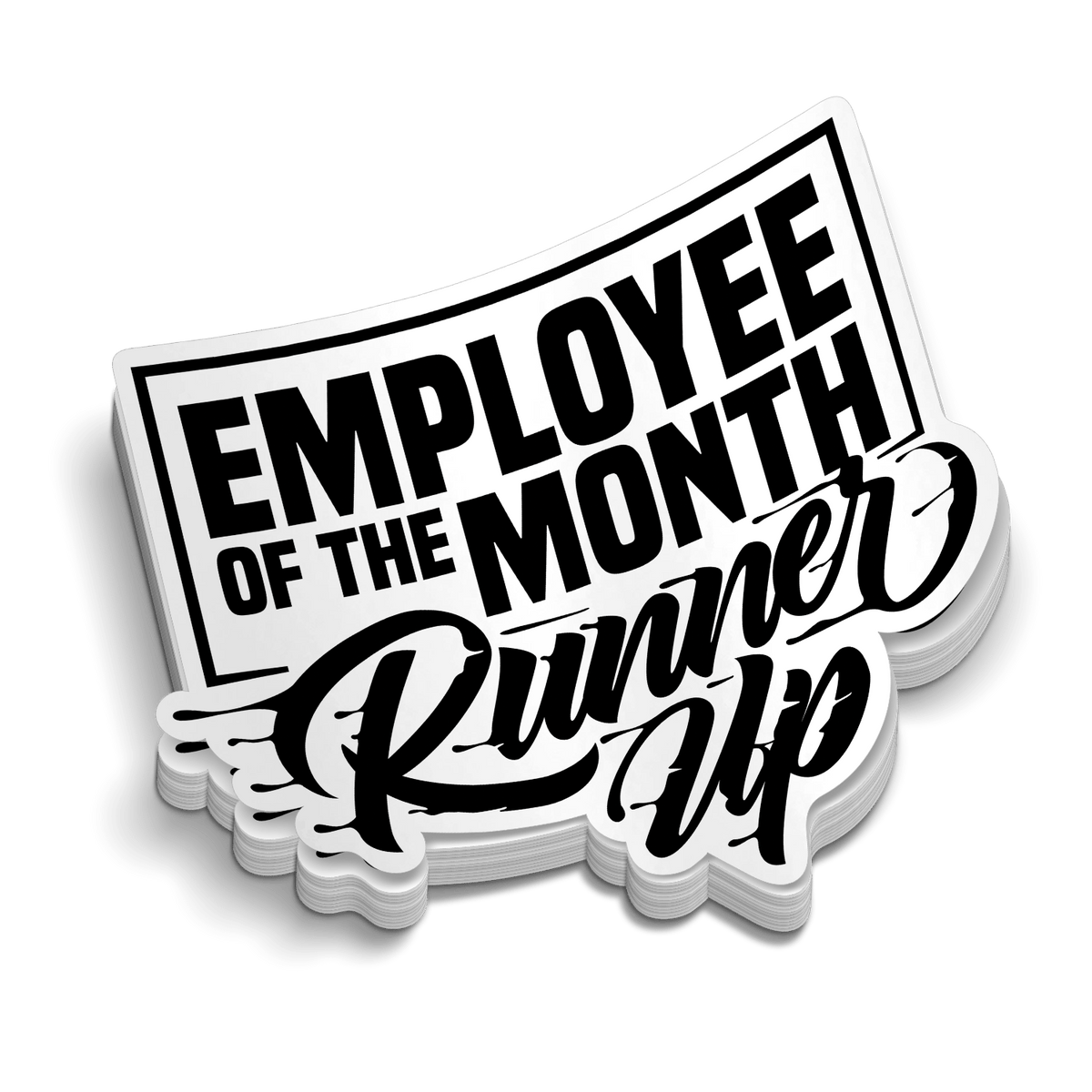 Runner Up  -  Hard Hat Decal