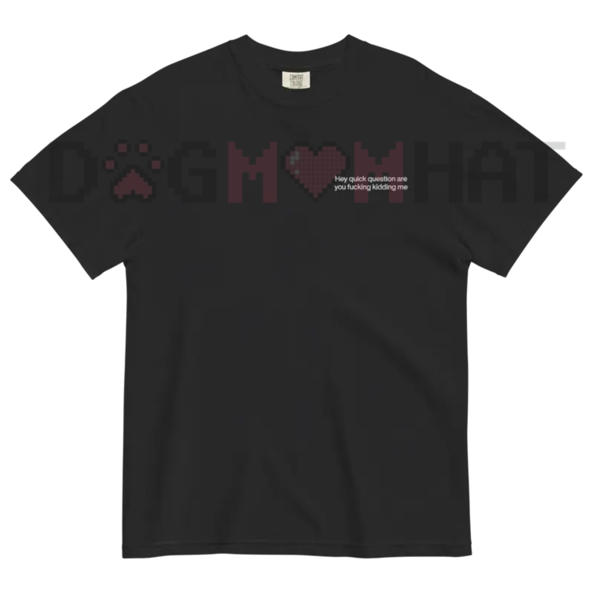 "Hey Quick Question Are You Kidding Me" Embroidered Tee