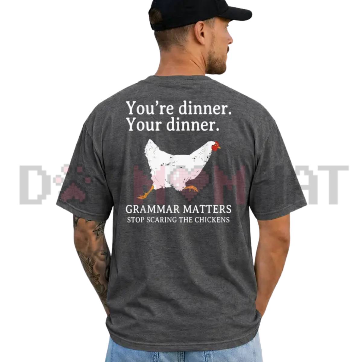 You're Dinner Funny Graphic Tee - Soft Cotton Unisex Short Sleeve T-Shirt