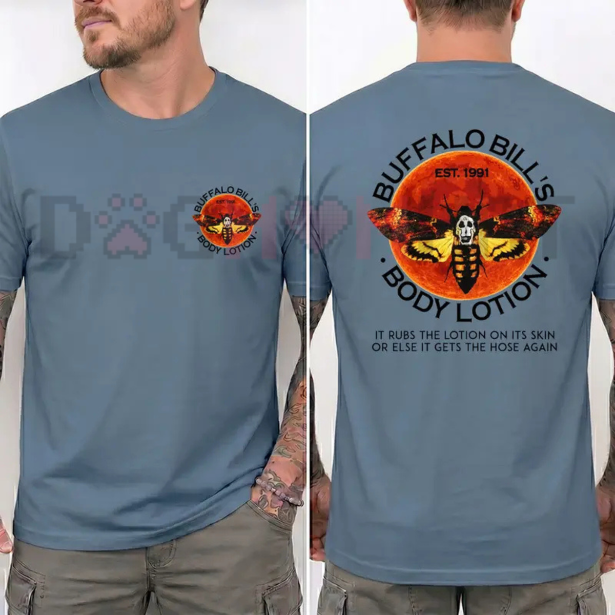 Buffalo Bill's Body Lotion T-Shirt - Classic Silence of The Lambs Horror Movie Tee