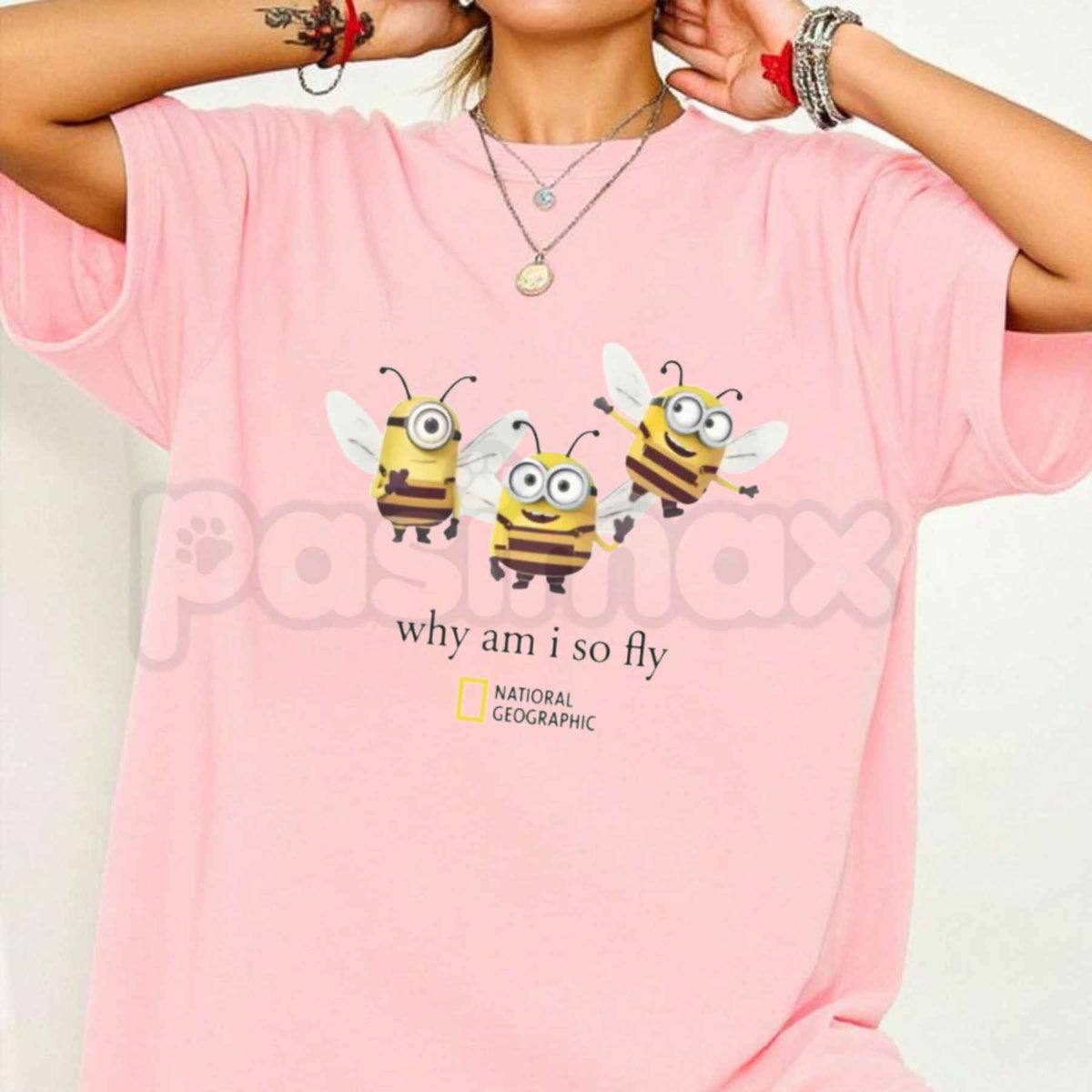 National Geographic Minibee Cotton T-Shirt – Wildlife Animal Nature Exploration Unisex Tee