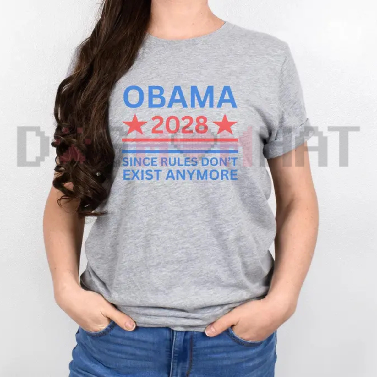 Since Rules Don't Exist Anymore 2028 Election Graphic Tee - Funny Political Satire Cotton Unisex T-Shirt