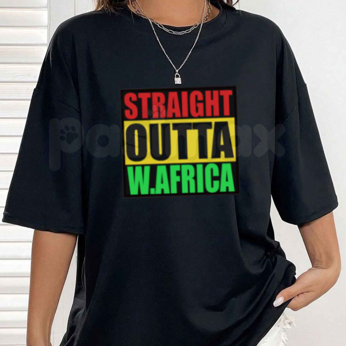 Straight Outta West Africa T-Shirt – Cultural Heritage Unisex Graphic Tee