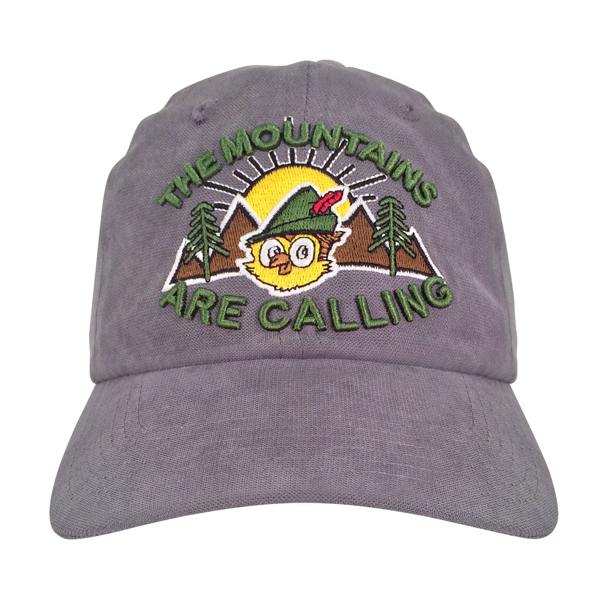 Woodsy Owl The Mountains are Calling Hat - Grey
