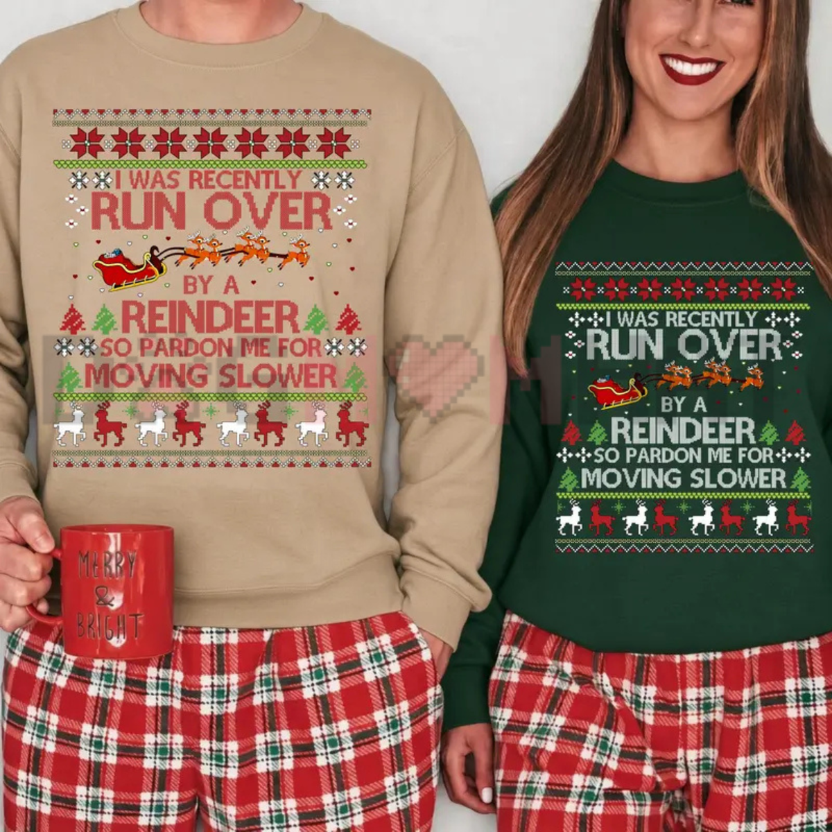 "Most Likely To Get Run Over By A Reindeer" Funny Christmas T-Shirt
