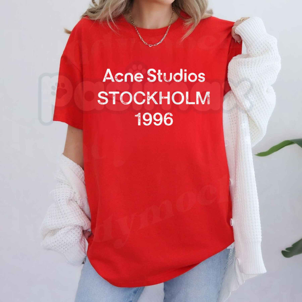 Acne Studios Stockholm 1996 T-Shirt – Vintage Swedish Luxury Streetwear Unisex Graphic Tee