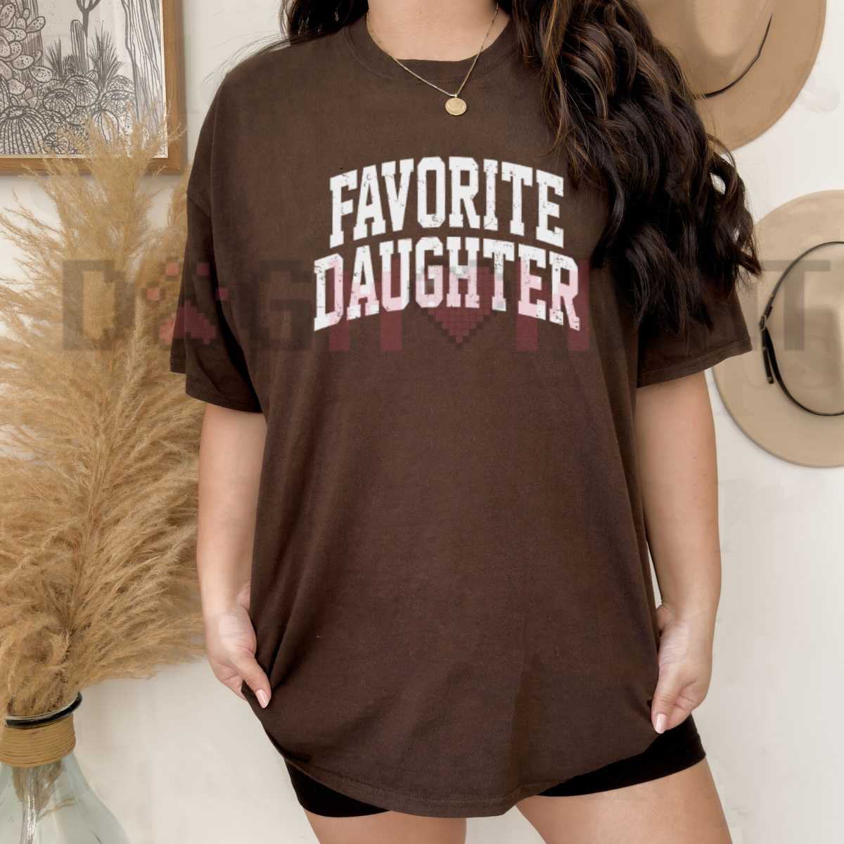 Awesome Favorite Daughter Vintage Retro Graphic T-Shirt