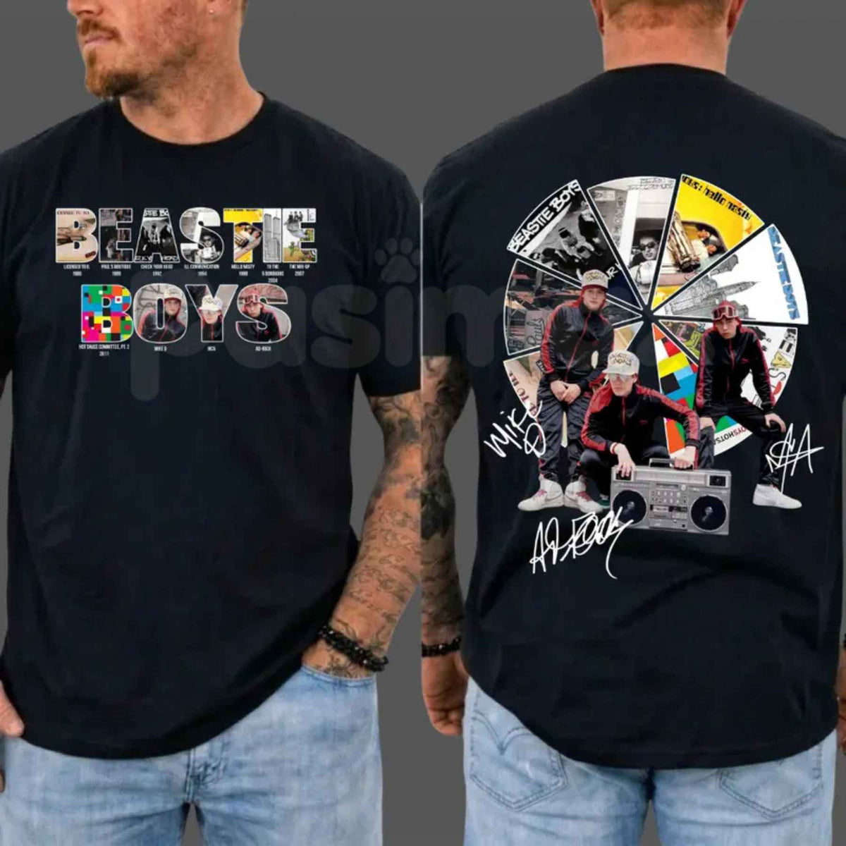 Beastie Boys Album T-Shirt – Vintage Hip-Hop Rap Rock Music Unisex Cotton Graphic Tee