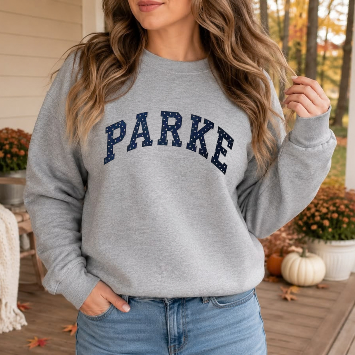Parke Horizon Crewneck – PARKE Women's Autumn Winter Casual Sweatshirt