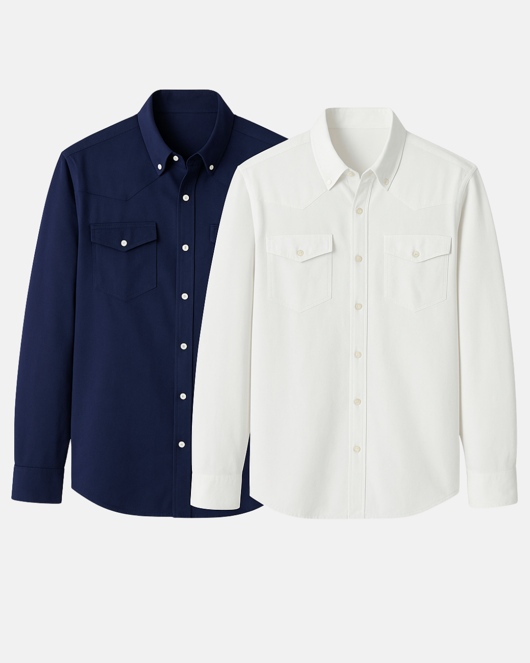 Buki’s Western Tech Shirt 2-Pack - Navy/White