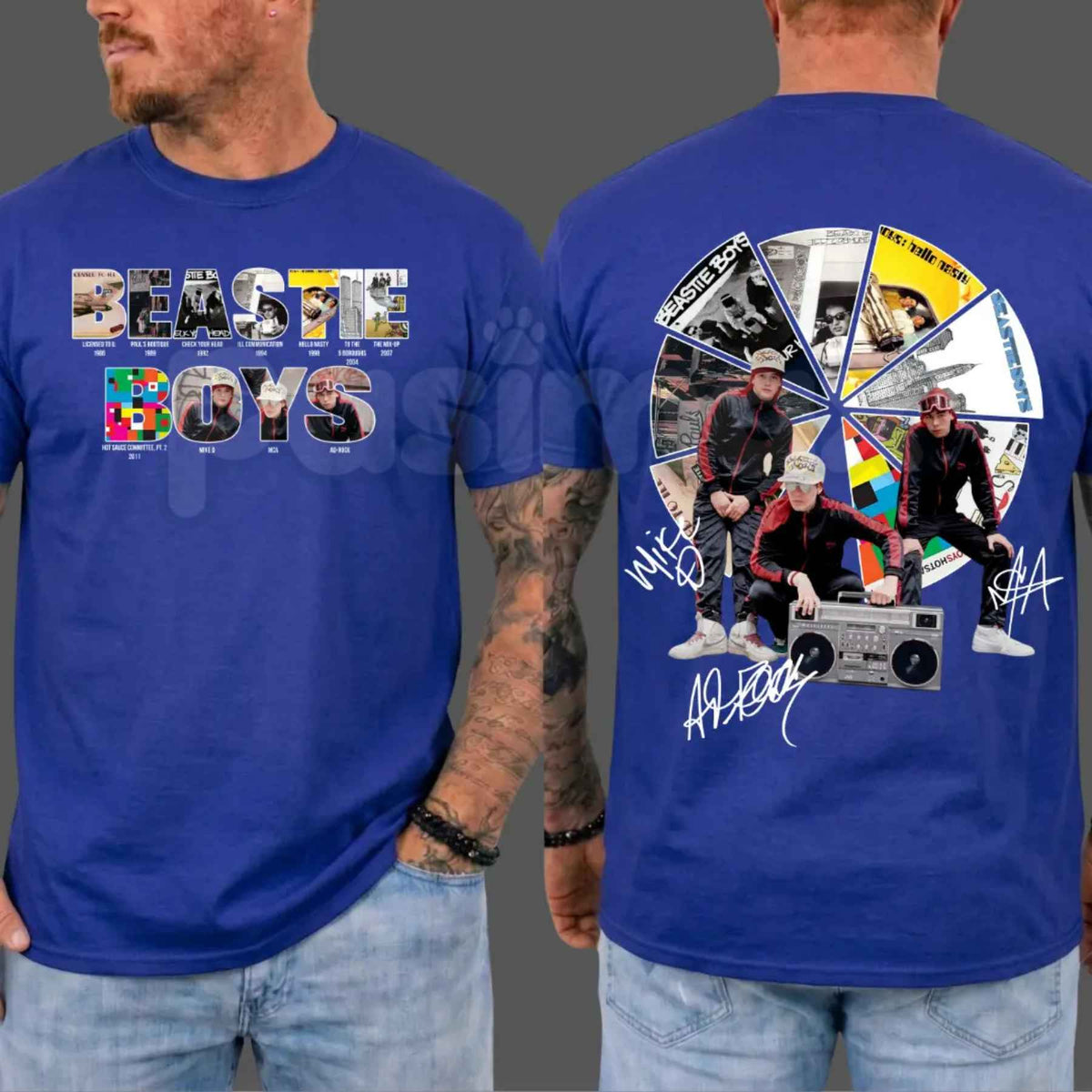 Beastie Boys Album T-Shirt – Vintage Hip-Hop Rap Rock Music Unisex Cotton Graphic Tee