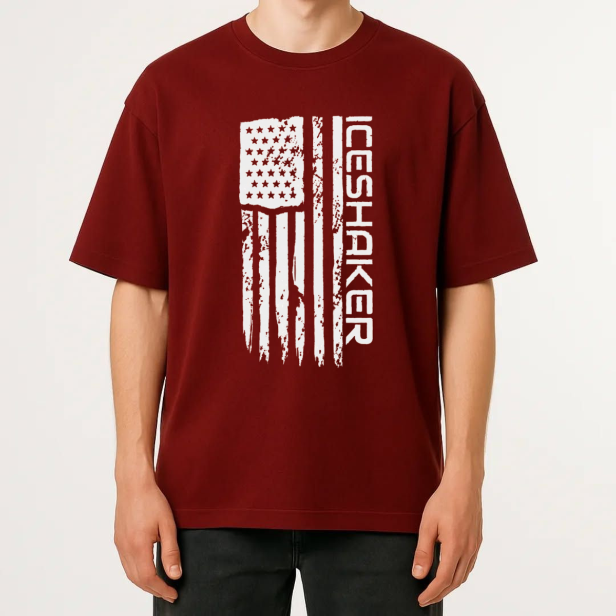 Old Glory Shreds Tee – Ice Shaker Tattered Flag Limited Edition Patriotic Shirt