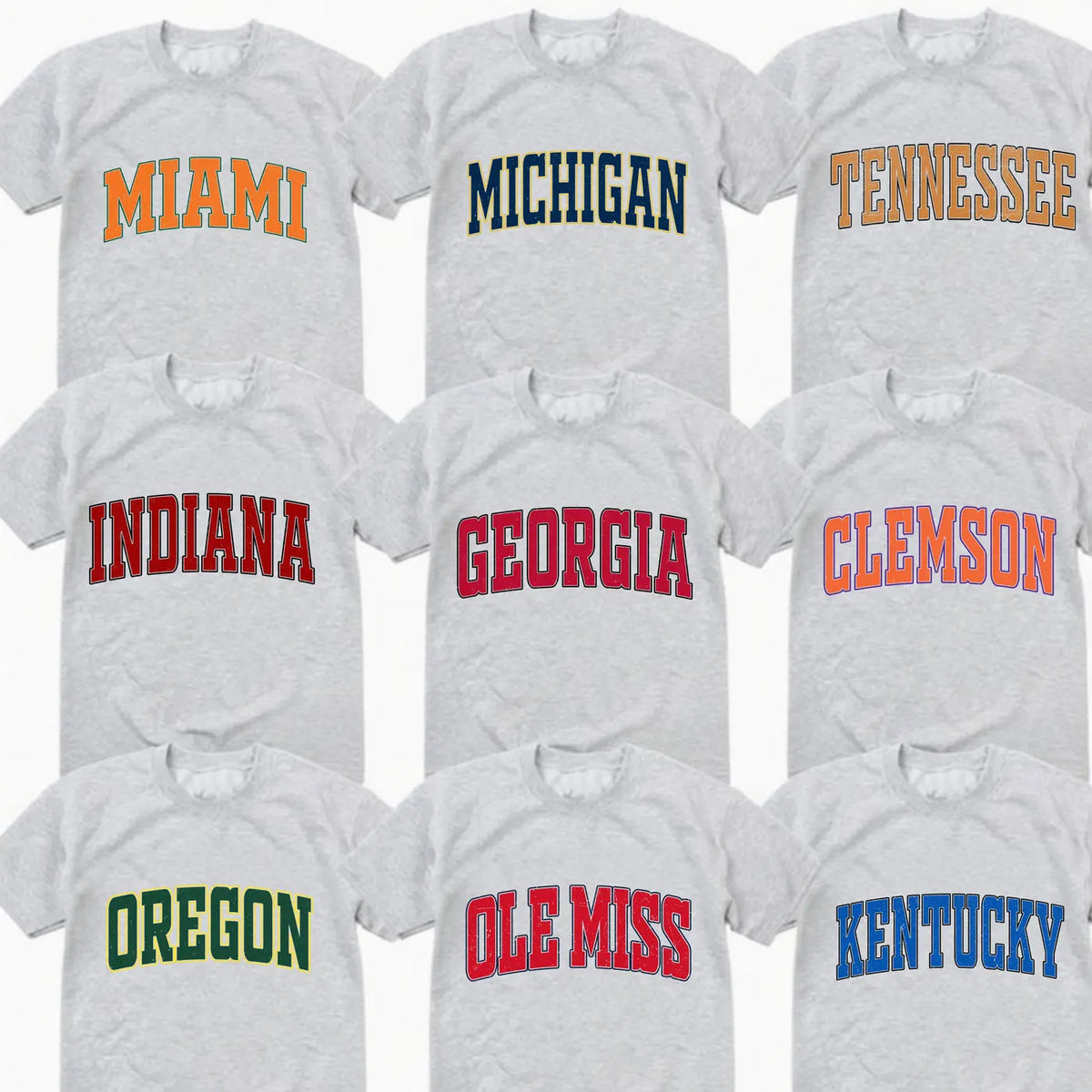 Vintage Varsity College T-Shirt – Retro Ivy League Athletic Unisex Cotton Graphic Tee