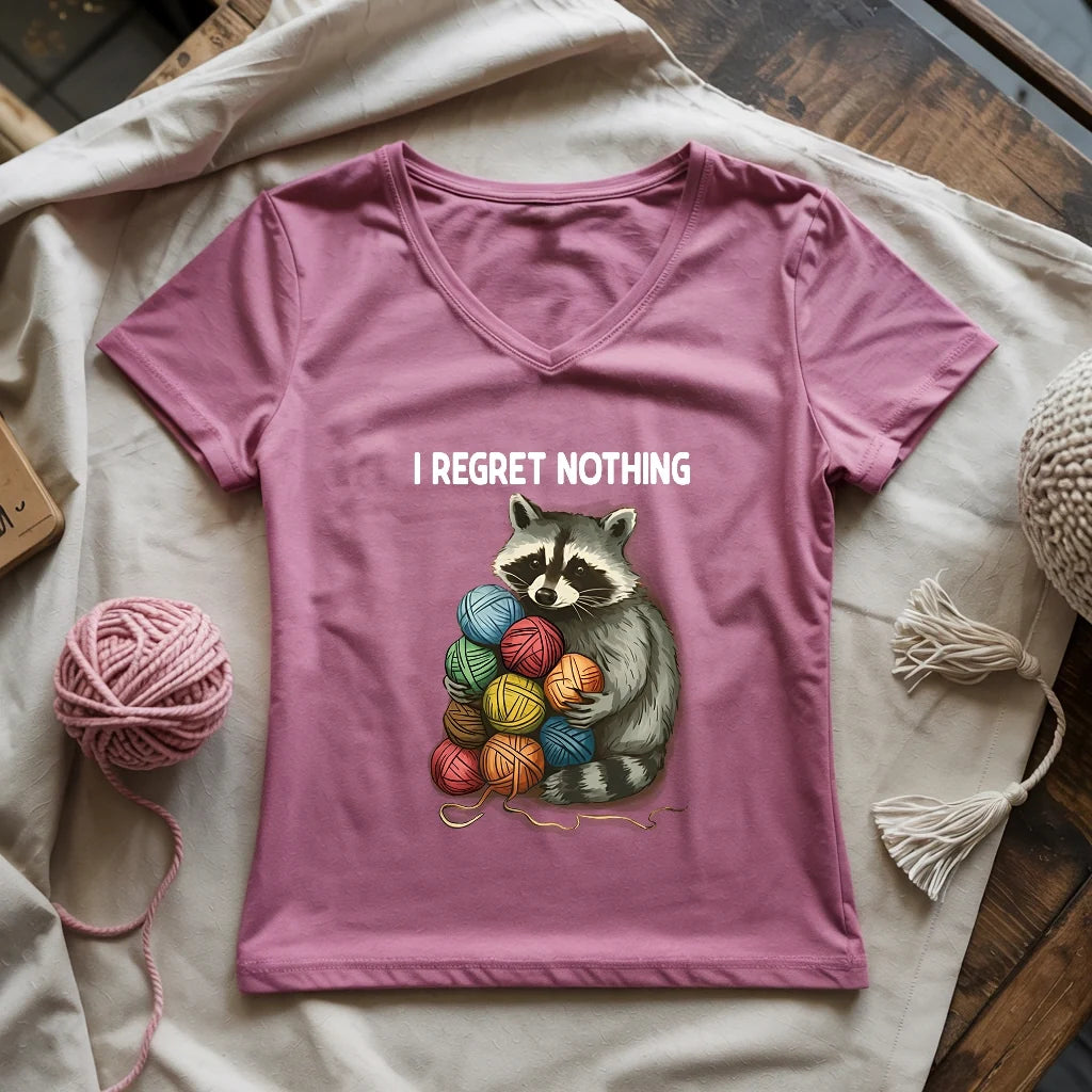 I Regret Nothing Lady V-neck