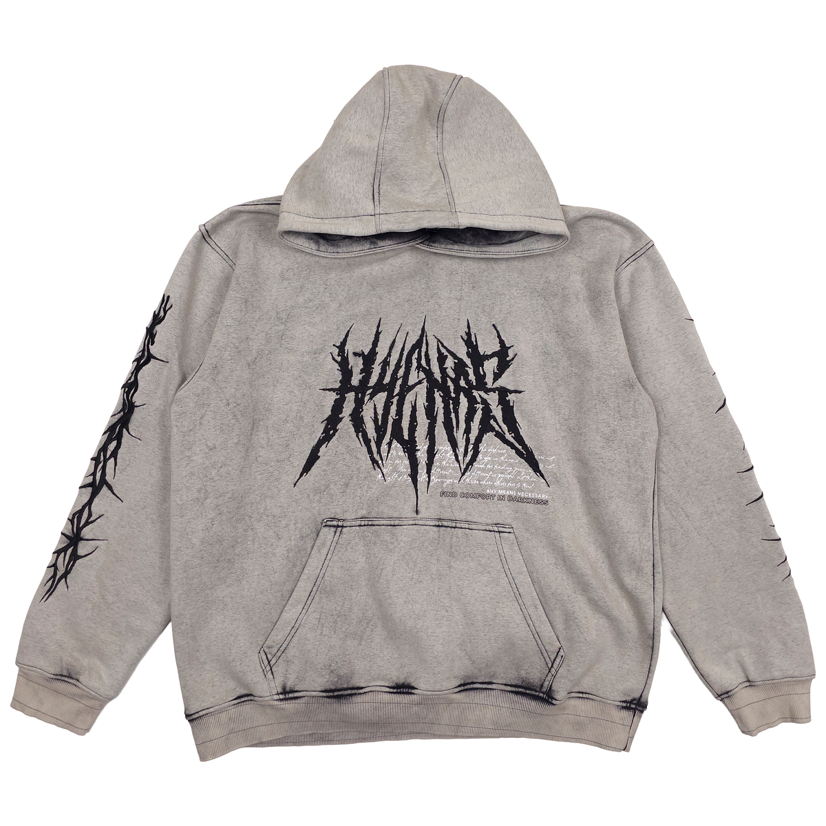 Bleached Fang Pullover Hoodie
