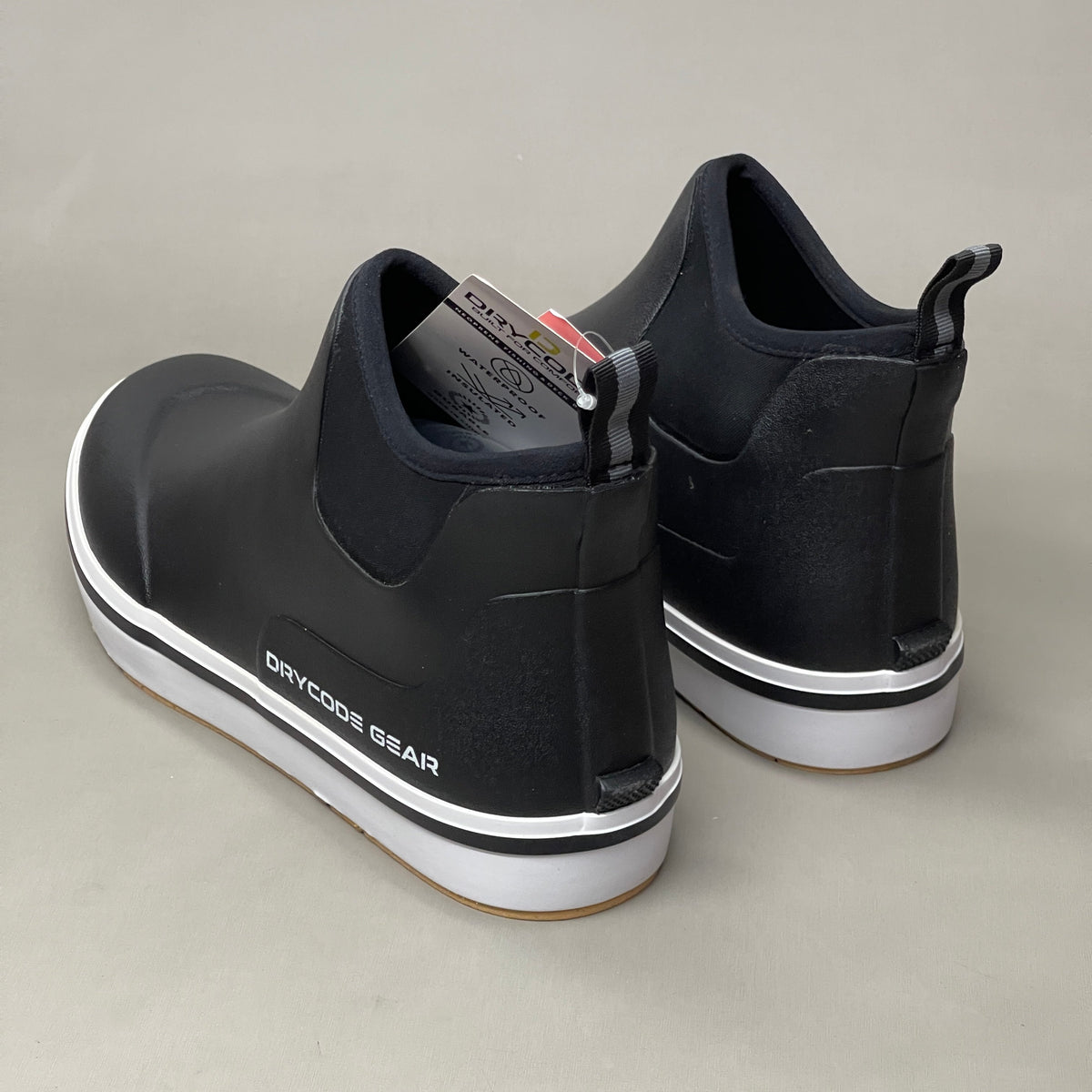 DRYCODE Deck Fishing Boots – Unisex Anti-Slip Ankle Boots Sz M 9 008-2--BK9 (New)