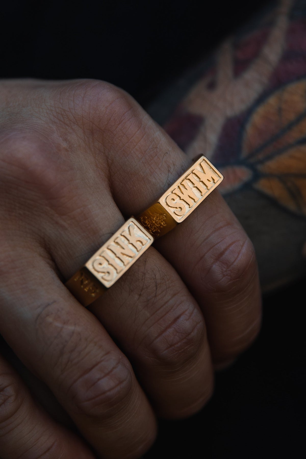 Gold Sink or Swim Rings