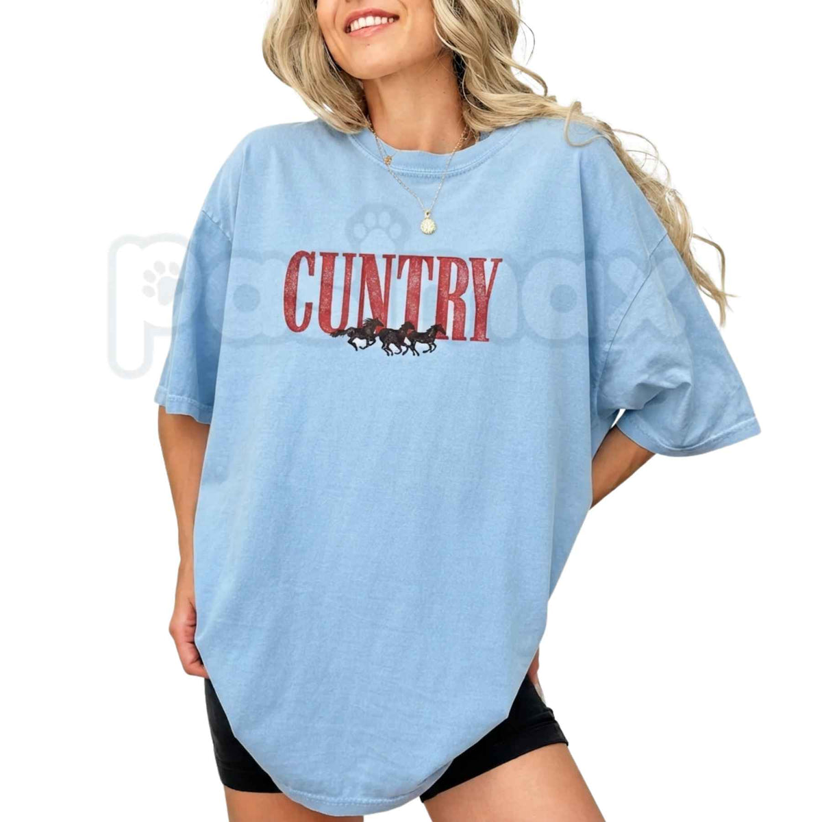 Cuntry Running Horses T-Shirt – Vintage Western Country Unisex Cotton Graphic Tee