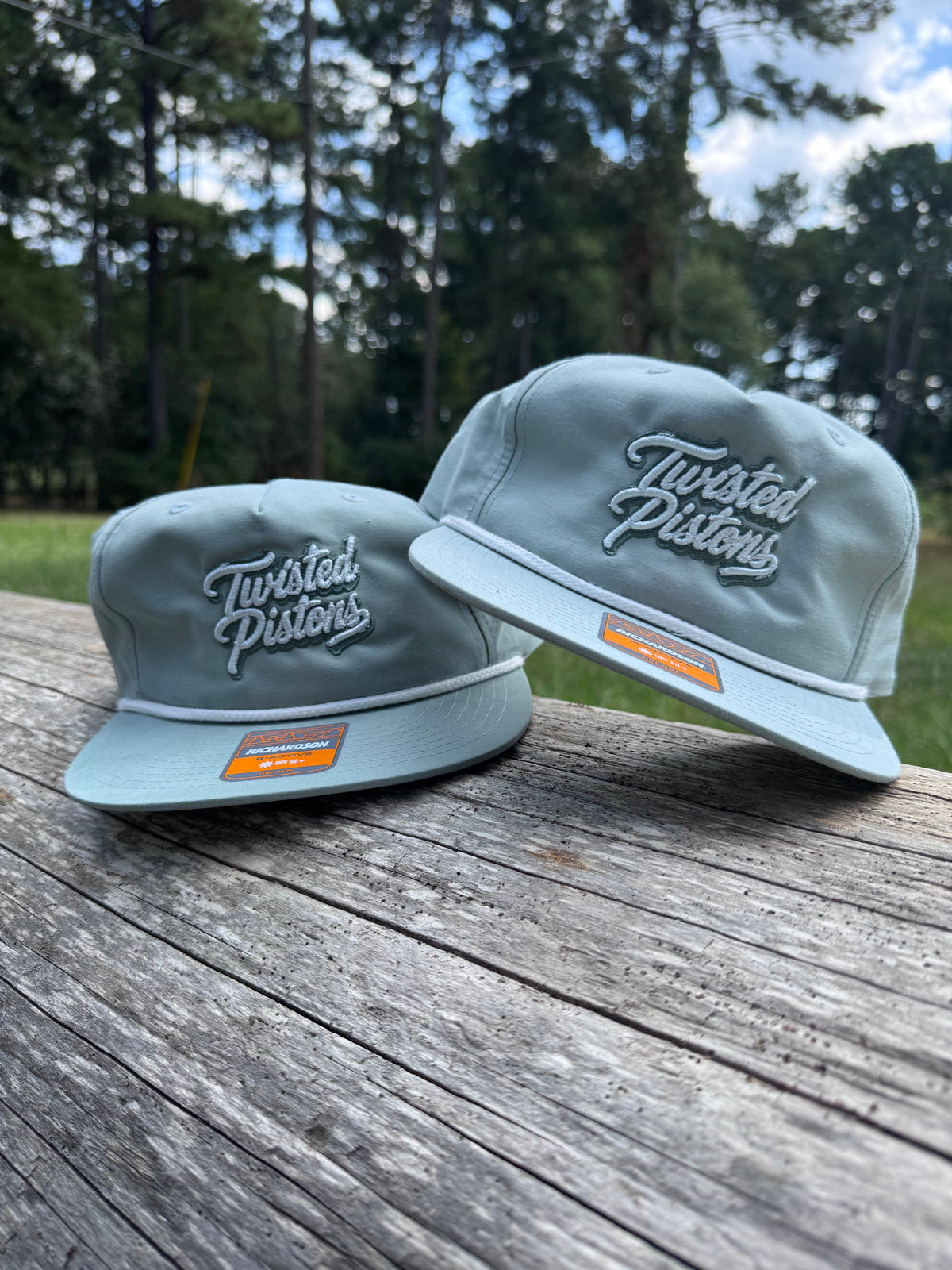 Mint Twisted Pistons Rope hat